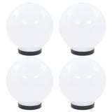 VidaXL LED bulb lamps 4 pcs round 20 cm PMMA