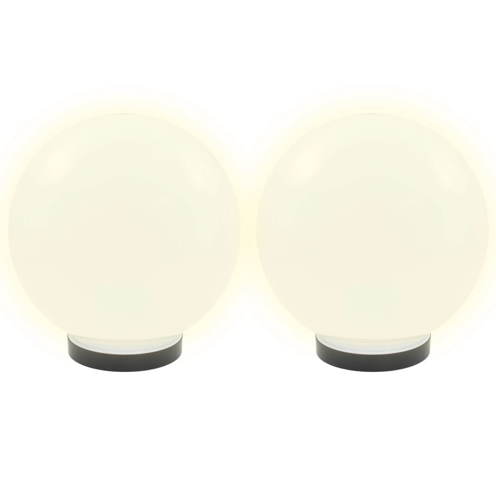 Lampade a lampadina a LED Vidaxl 4 pezzi round 25 cm PMMA