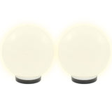 Lampes à bulbe LED vidaxl 4 pcs round 25 cm pmma