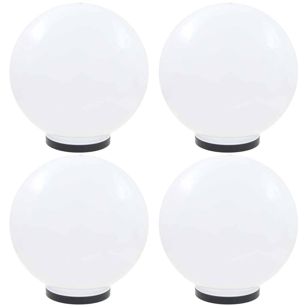 VidaXL LED bulb lamps 4 pcs round 40 cm PMMA