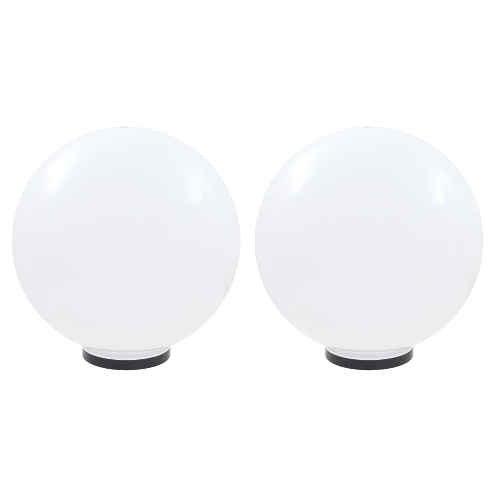 Lampes à bulbe LED vidaxl 2 pcs round 50 cm pmma