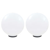 Lampes à bulbe LED vidaxl 2 pcs round 50 cm pmma