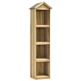 Vidaxl Garden Shed 36x36x163 cm impregnert furu