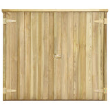 Vidaxl Garden Shed 135x60x123 cm impregnirani borov les