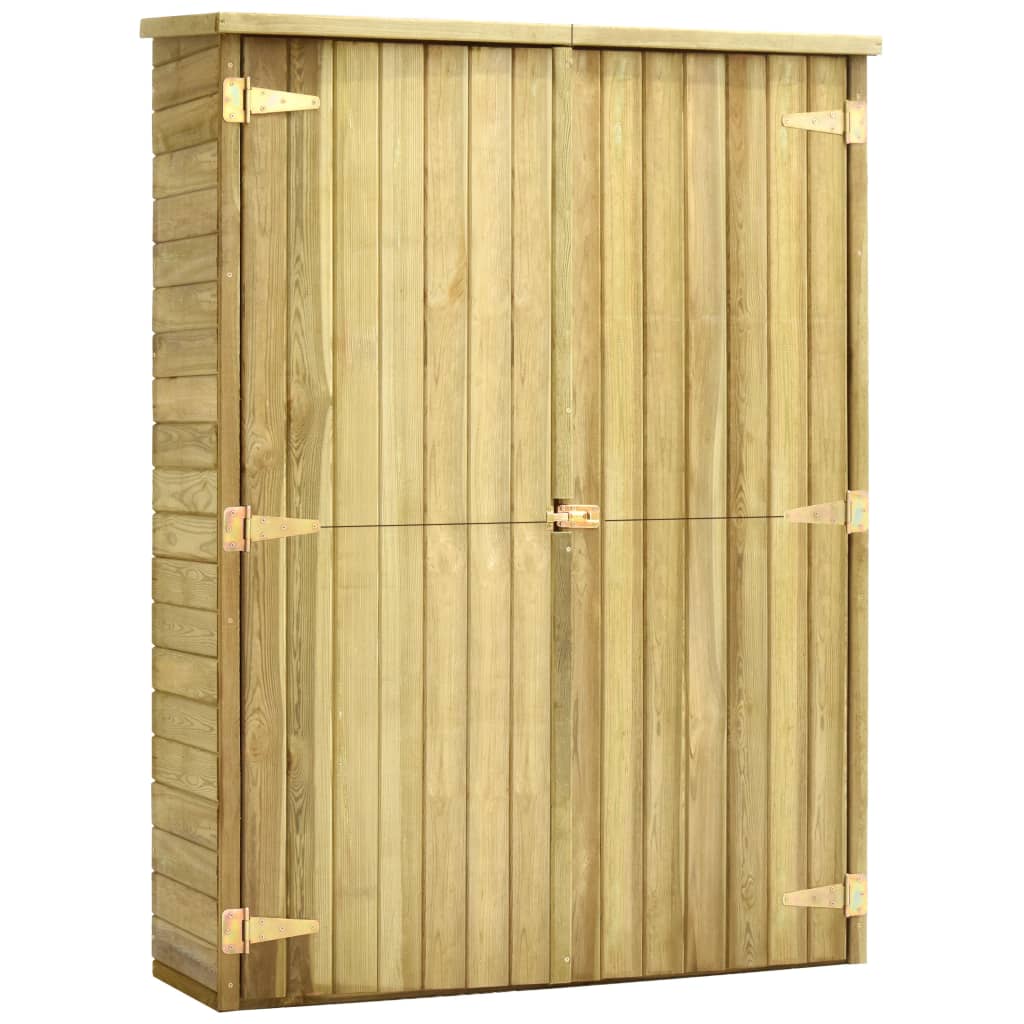 Vidaxl Garden Shed 123x50x171 cm impregnert furu tre