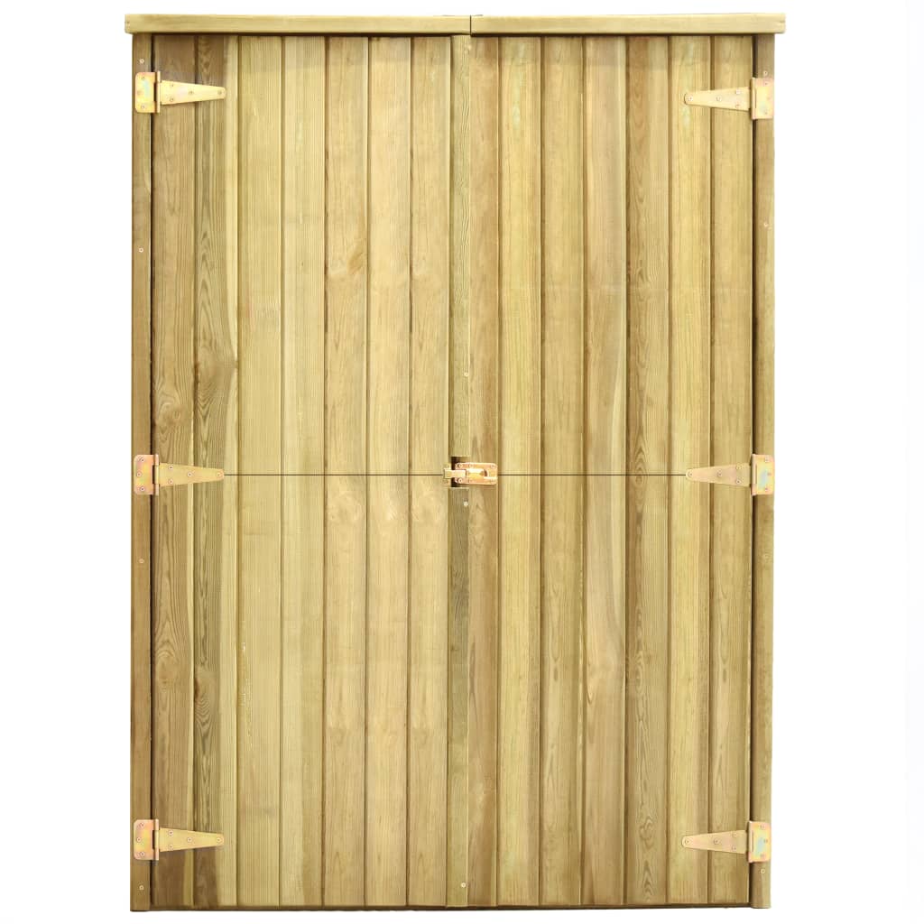 Vidaxl Gaart Shed 123x50x171 CM Imprrgngéiert Pinien Holz