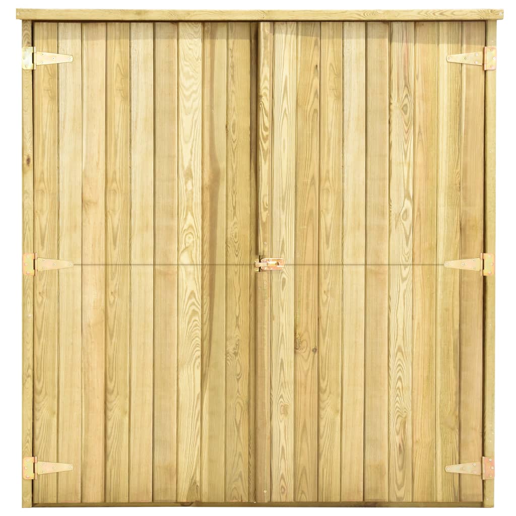 Vidaxl Gaart Shed 163x50x171 cm Imprägnéiert Pine