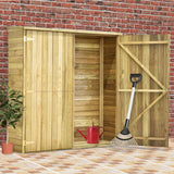 Vidaxl Garden Shed 163x50x171 cm impregnerad tall