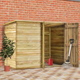 Vidaxl Garden Shed 232x110x170 cm impregnert furu