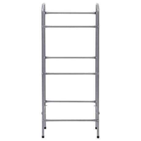 Rack de rangement Vidaxl pour 3 caisses 50x33x116 en acier en argent coloré