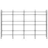 Vidaxx étagère de rangement pour 12 caisses 190x33x116 cm acier argent