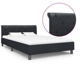 Vidaxl bedframe kunstleer zwart 120x200 cm