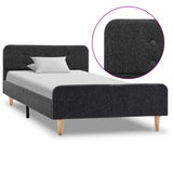 Vidaxl bedframe jute donkergrijs 90x200 cm