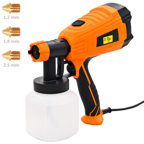 Vidaxl Paint Poulanger Electric avec 3 no embouchés 500 W 800 ml