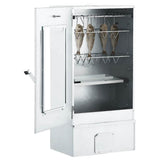 Vidaxl BBQ fumer le four avec 1 kg copeaux de bois 44,5x29x83 cm