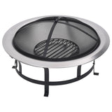 Vidaxl Gaart Feier mat Grill 76 cm Edelstol