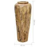 VidaXL Decorative Bait 40x100 cm Solid teak