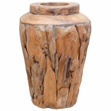 Vidaxx vase décoratif 40x60 cm bois de teck massif