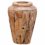 Vidaxx vase décoratif 40x60 cm bois de teck massif