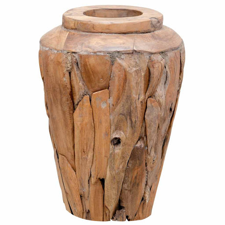 Vidaxx vase décoratif 40x60 cm bois de teck massif