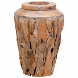 Vidaxx vase décoratif 40x60 cm bois de teck massif