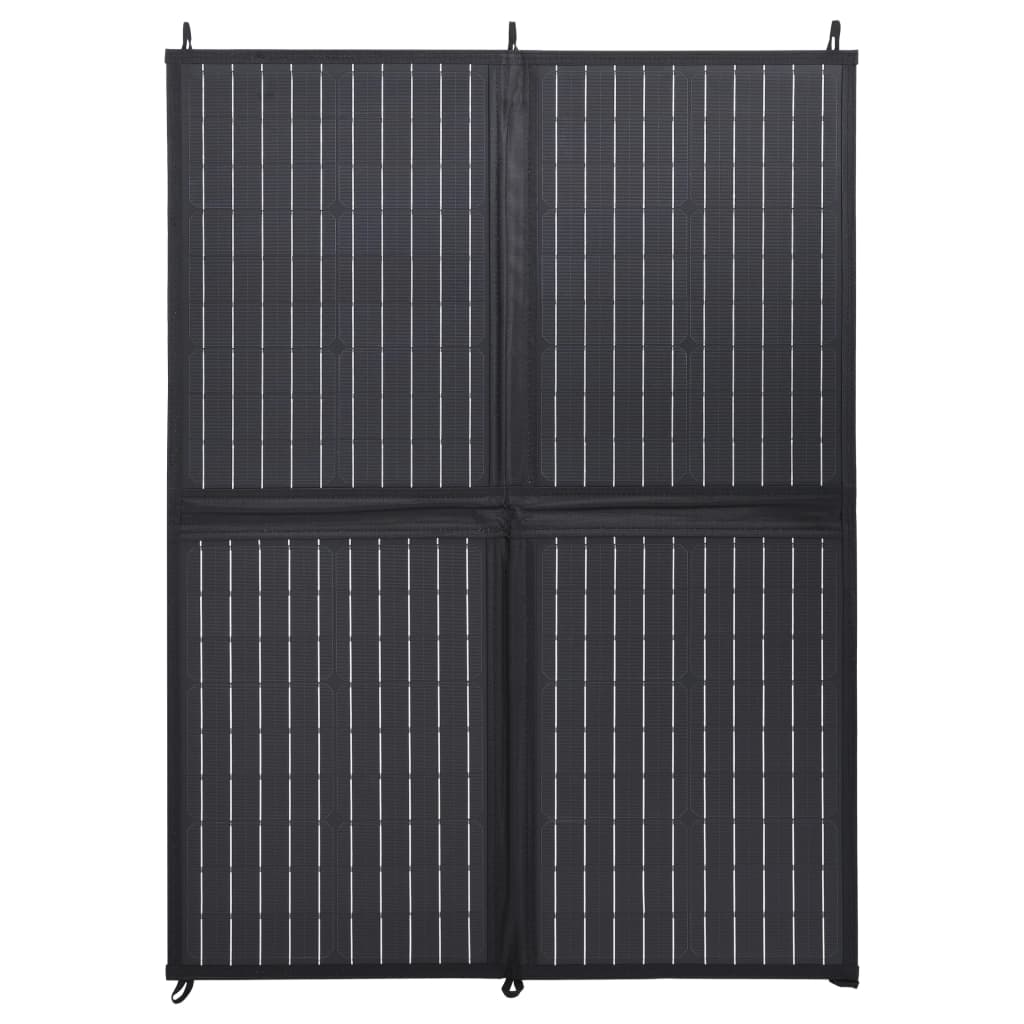 Vidaxl polnilnik sončne plošče zložljivo 100 W 12 V