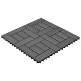 Vidaxl 22 st Terrass Tiles 30x30 cm 2 m² schkk