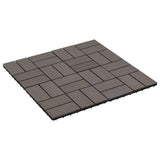 Vidaxl 22 St Terrace Tiles 30x30 cm 2 m² HKC Brown oscuro