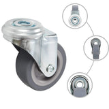 VidaXL 12 pcs Roulettes pivotantes avec trous de boulons 50 mm