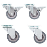 Vidaxl 16 St Swivel Wheels 50 mm