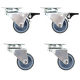 Vidaxl 16 St Swivel Wheels Double 50 mm