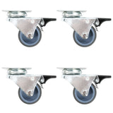 Vidaxl 8 St Swivel Wheels Double 50 mm