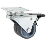 VidaXL 16 pcs Roulettes doubles 50 mm