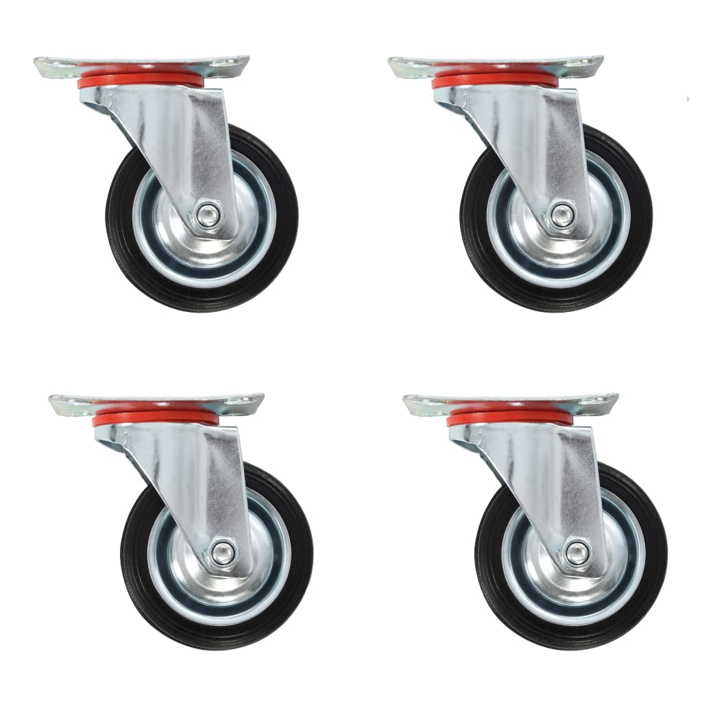 Vidaxl 8 St Swivel Wheels 75 mm