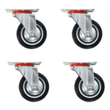 Vidaxl 8 St Swivel Wheels 75 mm