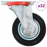 VidaXL 32 pcs Roues pivotantes 100 mm