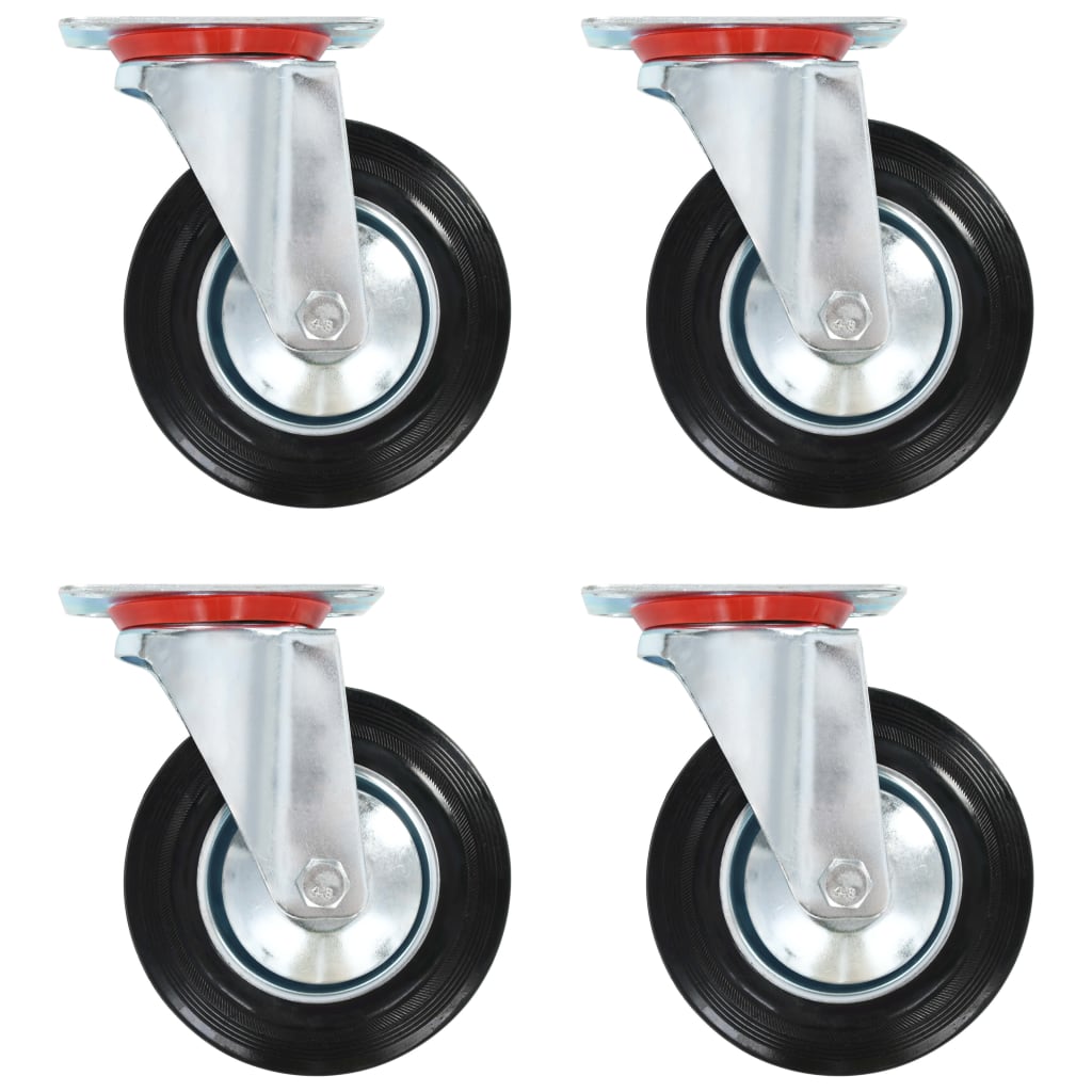 Vidaxl 8 St Swivel Wheels 160 mm