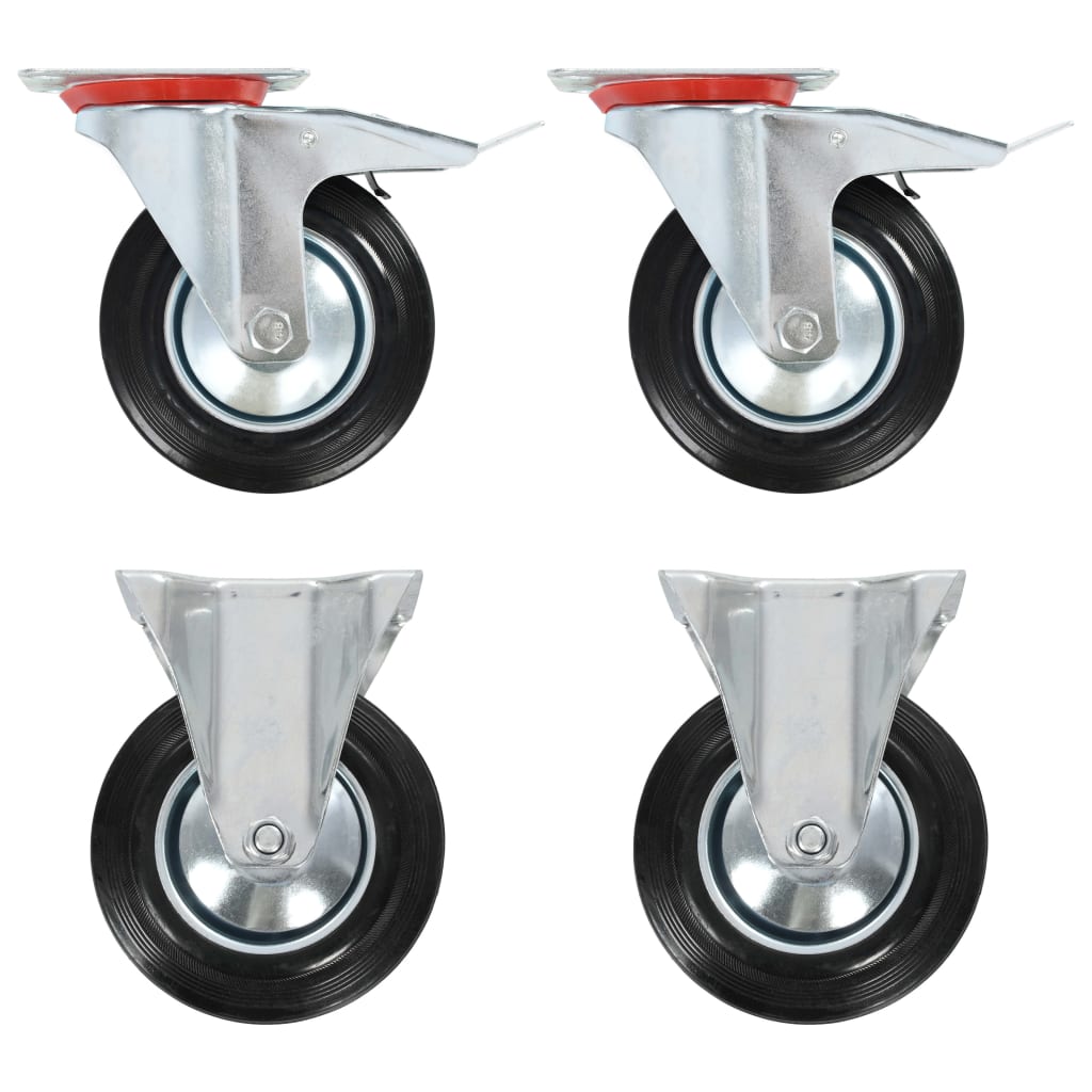 Vidaxl 8 St Wheels 160 mm