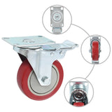 Vidaxl Swivel Wheels 8 St 100 mm