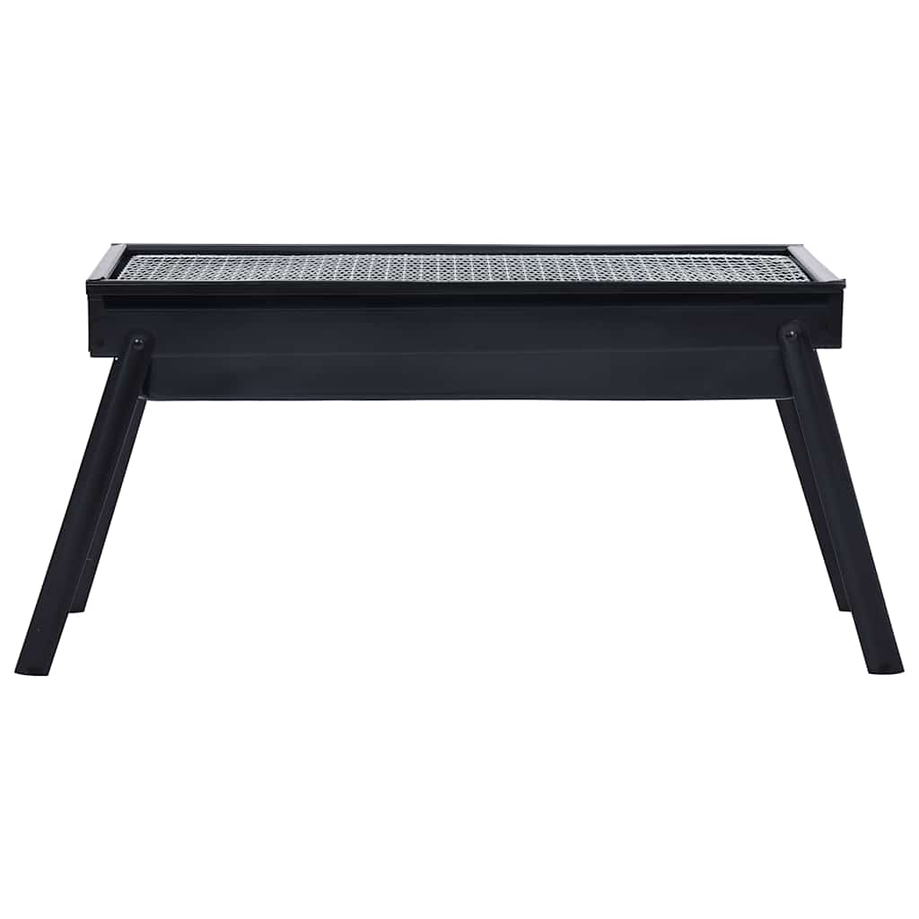 Vidaxl campingbarbecue portable 60x22.5x33 cm inoxydable