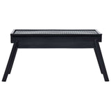Vidaxl campingbarbecue portable 60x22.5x33 cm inoxydable