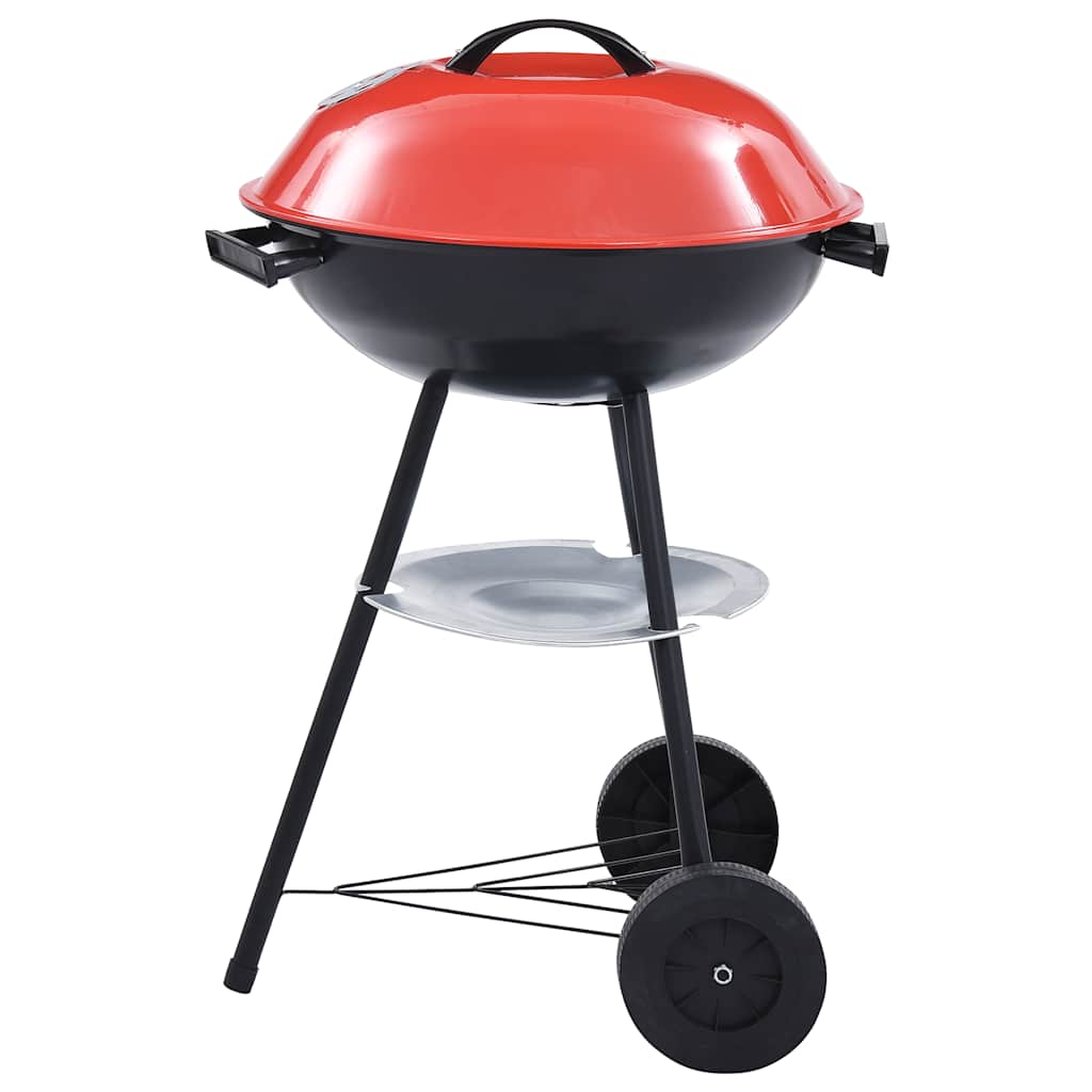 Vidaxl Bullet Barbecue oglje s kolesi xxl 44 cm