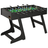 VidaXL Football Table Foldable 121x61x80 cm Black