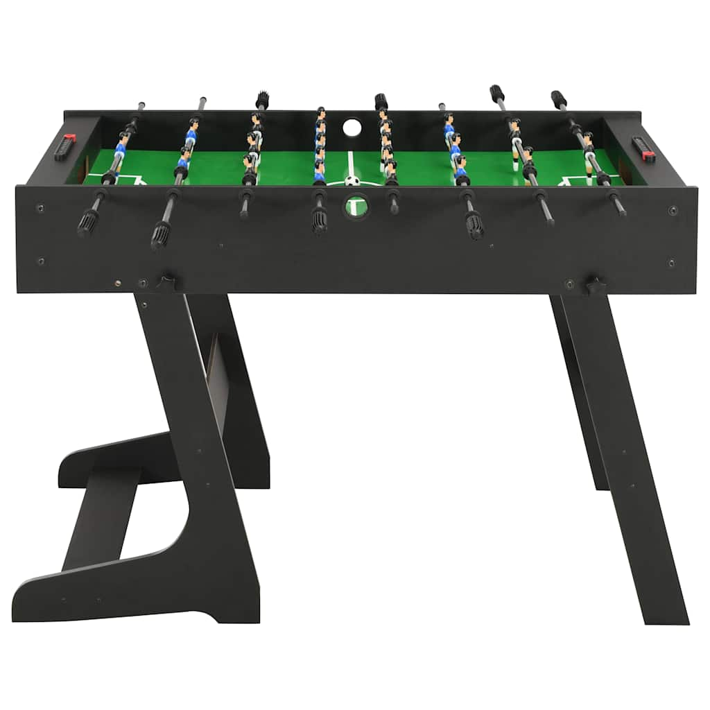 VidaXL Football Table Foldable 121x61x80 cm Black