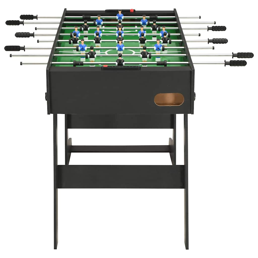 VidaXL Football Table Foldable 121x61x80 cm Black