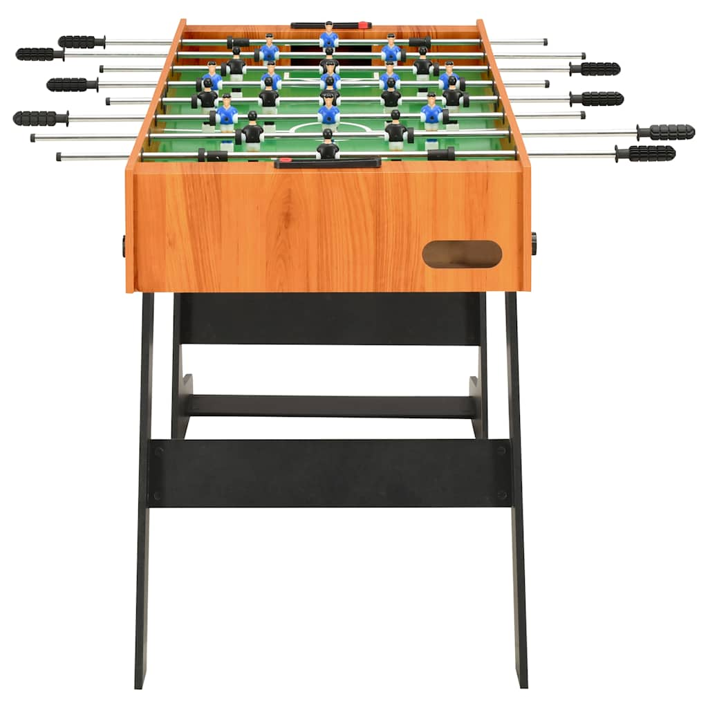 Vidaxl Fussball Dësch zesummegefaasst 121x61x80 cm Liichtbrong