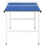 Table de tennis de table vidaxl avec net 5 pieds 152x76x66 cm bleu