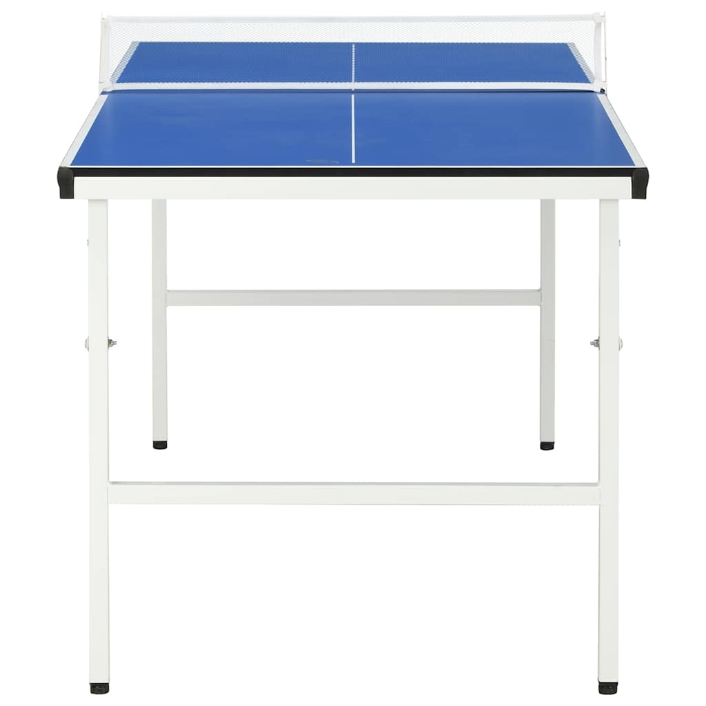 Vidaxl Table Tennisdësch mam Net 5 Féiss 152x76x66 cm blo