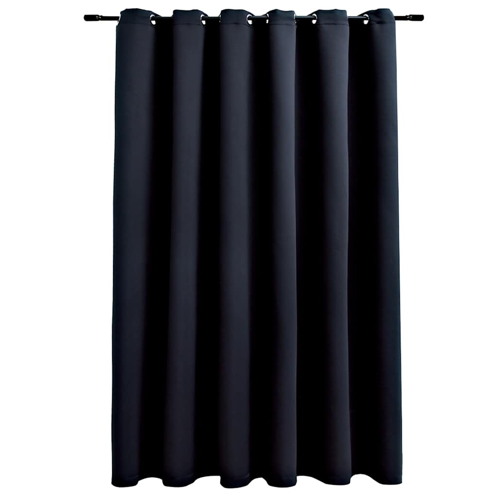 Vidaxl Ridin Blackout mat Metall Réng 290x245 cm schwaarz