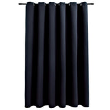 Vidaxl Ridin Blackout mat Metall Réng 290x245 cm schwaarz